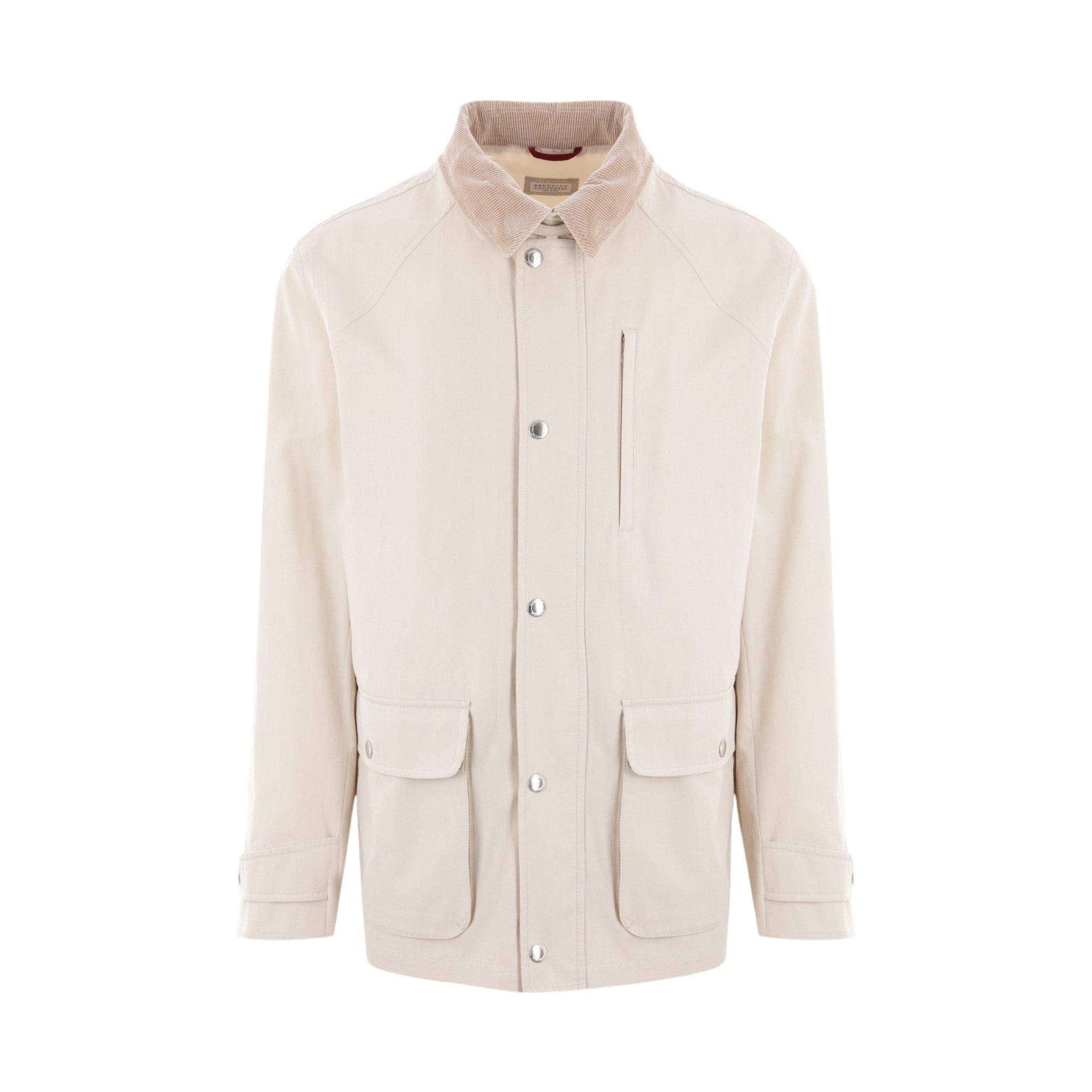 Gabardine Field Jacket-BRUNELLO CUCINELLI-JOHN JULIA