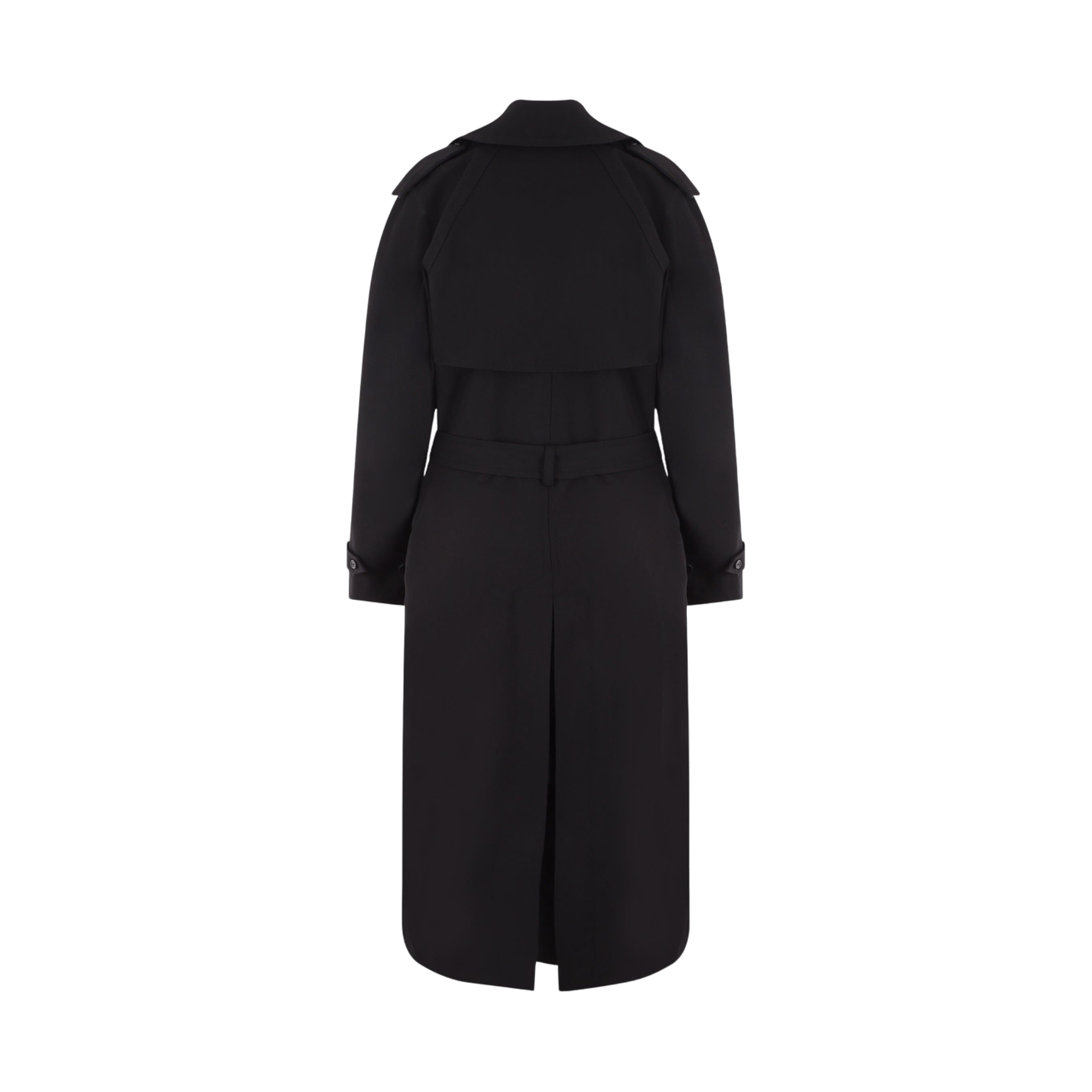 Gabardine Hourglass-shaped Oversized Trench Coat-BALENCIAGA-JOHN JULIA