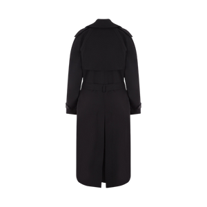 Gabardine Hourglass-shaped Oversized Trench Coat-BALENCIAGA-JOHN JULIA