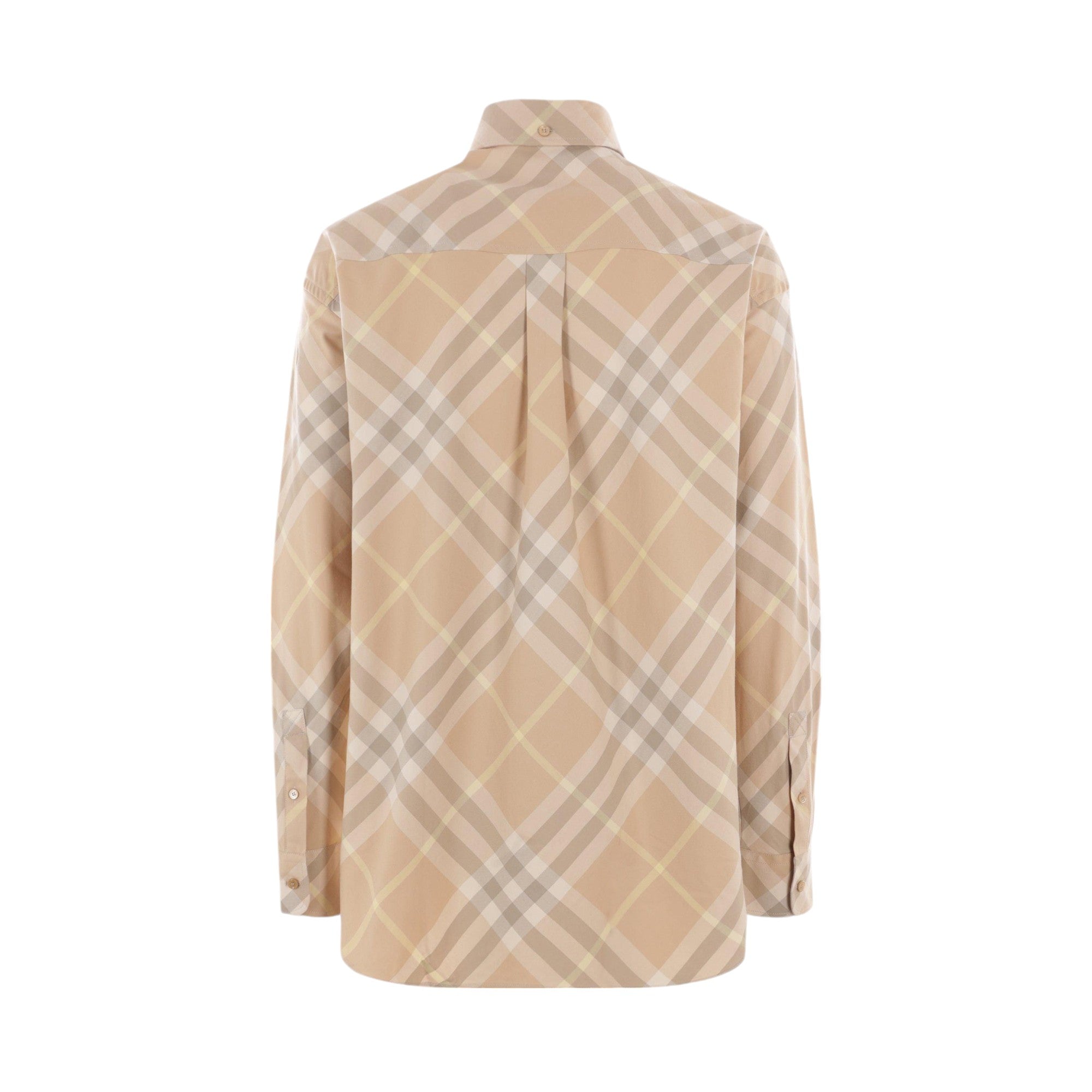 Gabardine Oversized Shirt-BURBERRY-JOHN JULIA