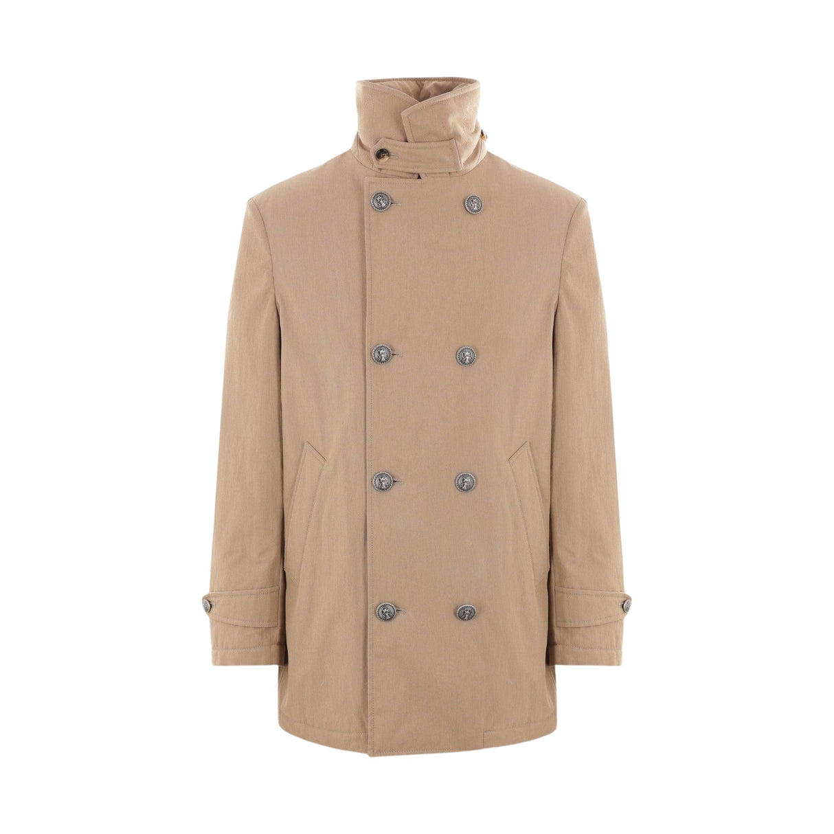 Gabardine Padded Jacket-BRUNELLO CUCINELLI-JOHN JULIA