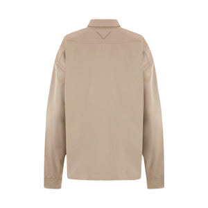 Gabardine Shirt-PRADA-JOHN JULIA