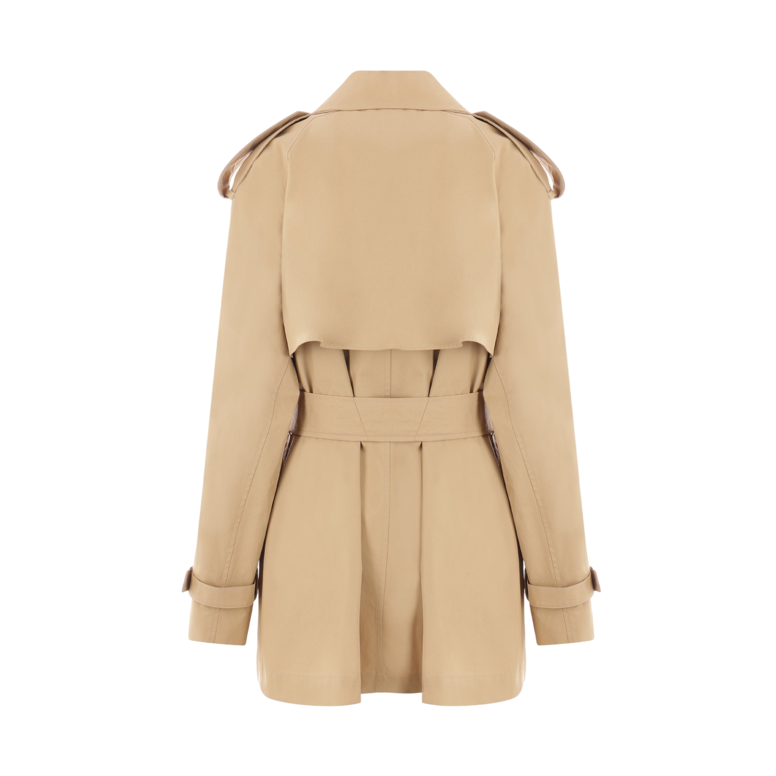 Gabardine Short Trench Coat-BURBERRY-JOHN JULIA