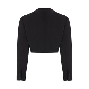 Gabardine Spencer Tuxedo Jacket-EDEN PARK-JOHN JULIA