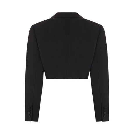 Gabardine Spencer Tuxedo Jacket-EDEN PARK-JOHN JULIA