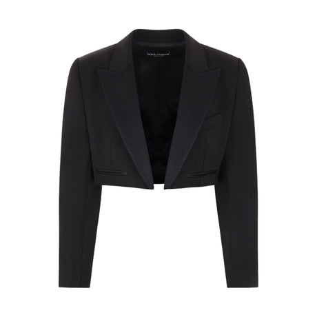 Gabardine Spencer Tuxedo Jacket-EDEN PARK-JOHN JULIA