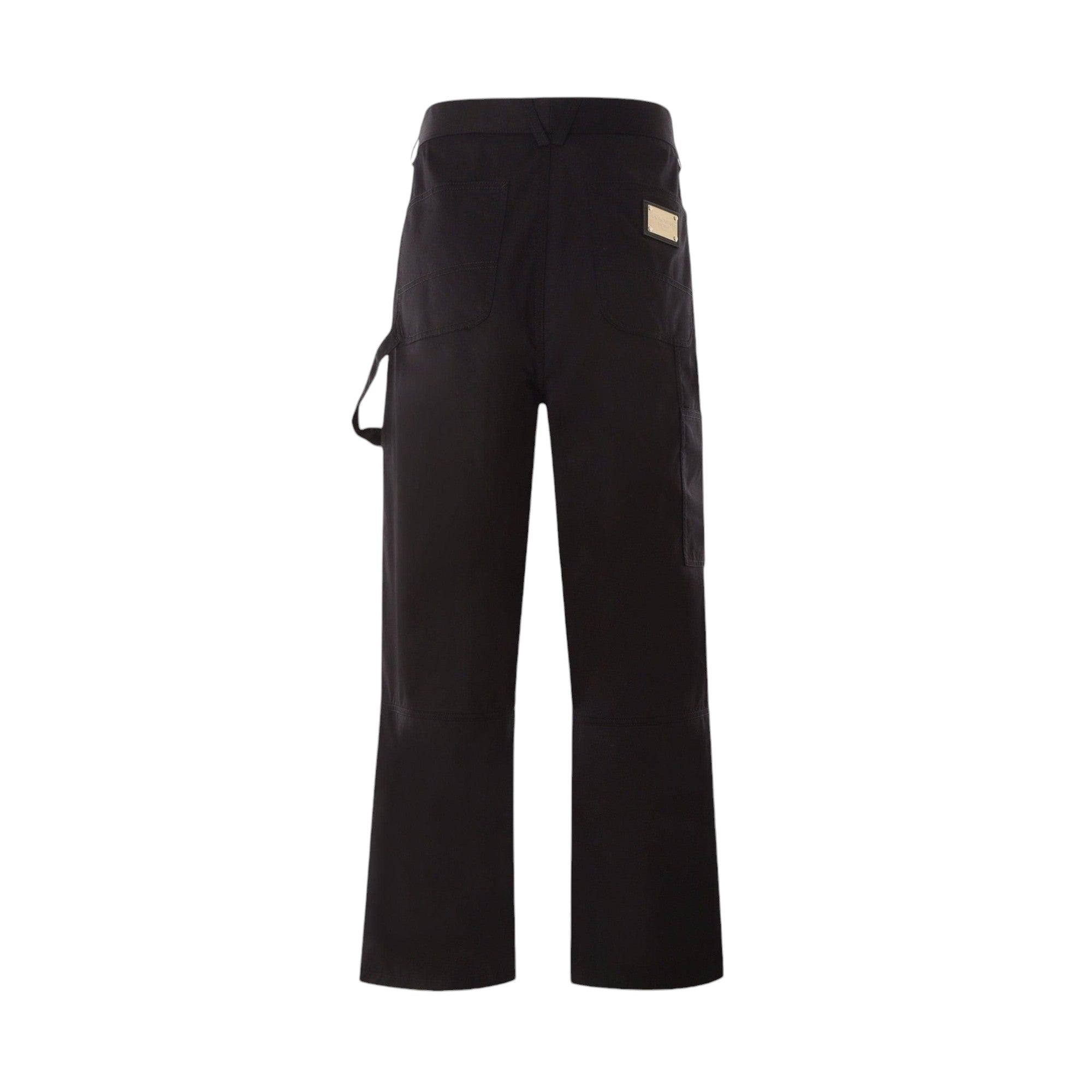 Gabardine Workwear Pants-DOLCE & GABBANA-JOHN JULIA