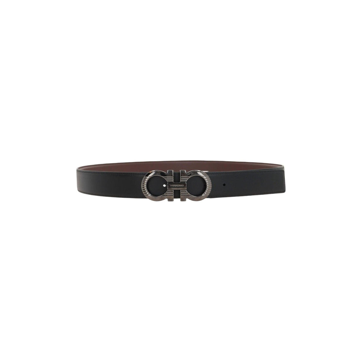 Gancini Smooth Leather Reversible Belt-FERRAGAMO-JOHN JULIA