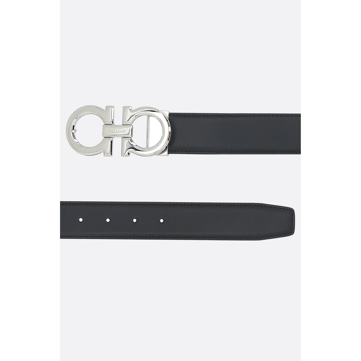 Gancini Smooth Leather Reversible Belt-FERRAGAMO-JOHN JULIA