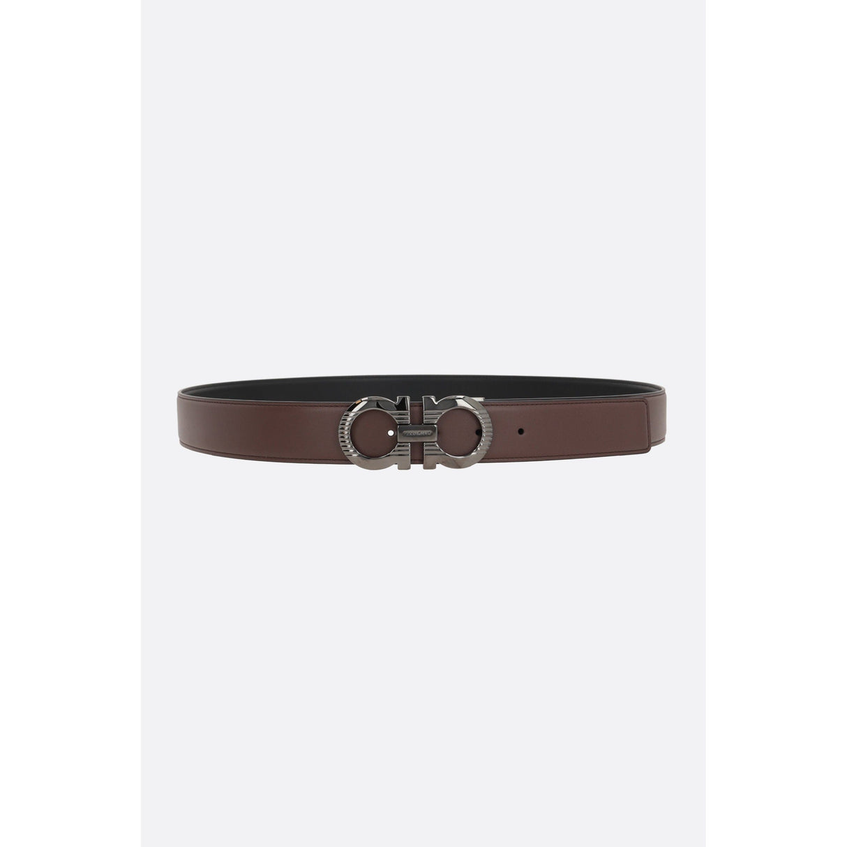 Gancini Smooth Leather Reversible Belt-FERRAGAMO-JOHN JULIA