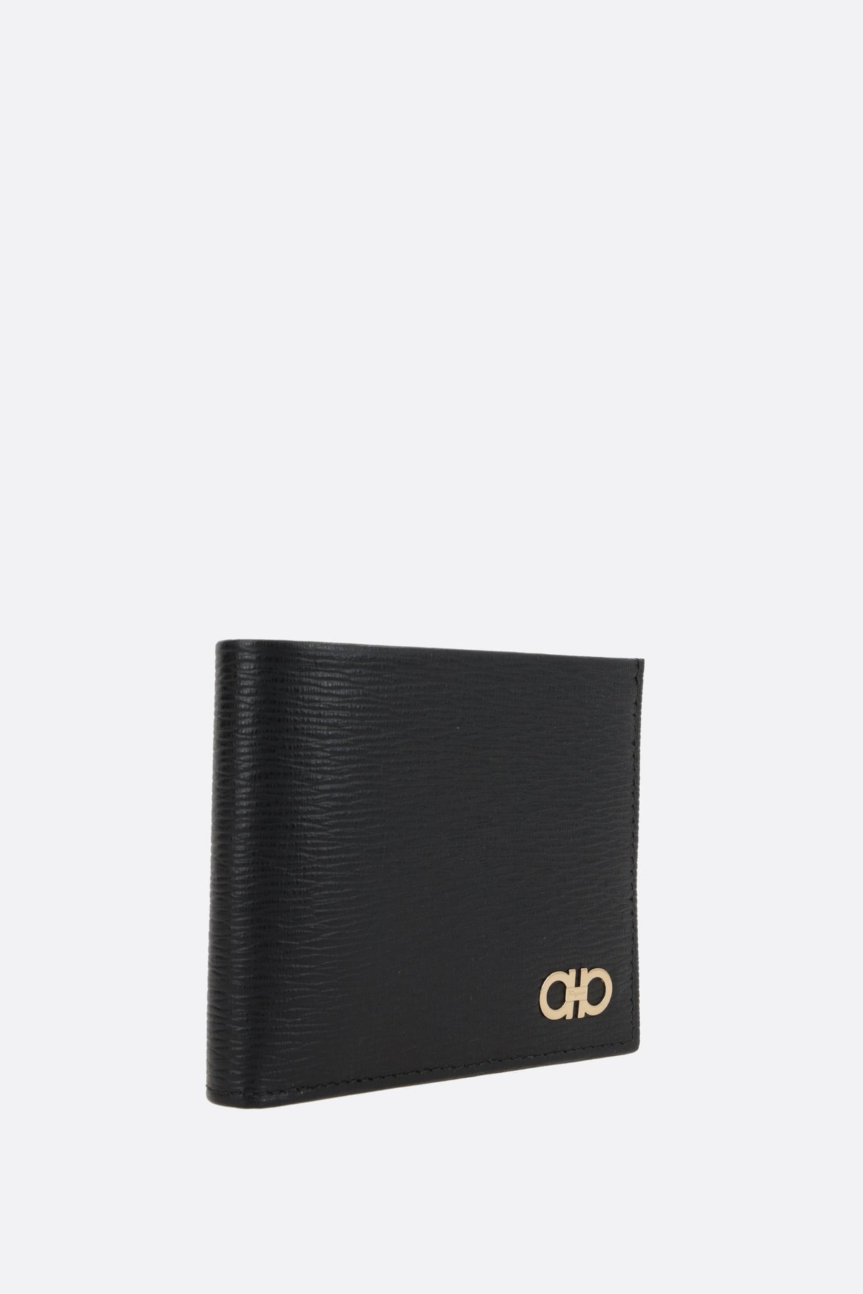 Gancini Textured Leather Billfold Wallet-FERRAGAMO-JOHN JULIA