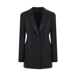 Gara Single-breasted Wool and Mohair Jacket-MAX MARA-JOHN JULIA