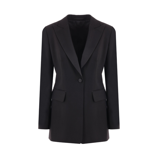 Gara Single-breasted Wool and Mohair Jacket-MAX MARA-JOHN JULIA