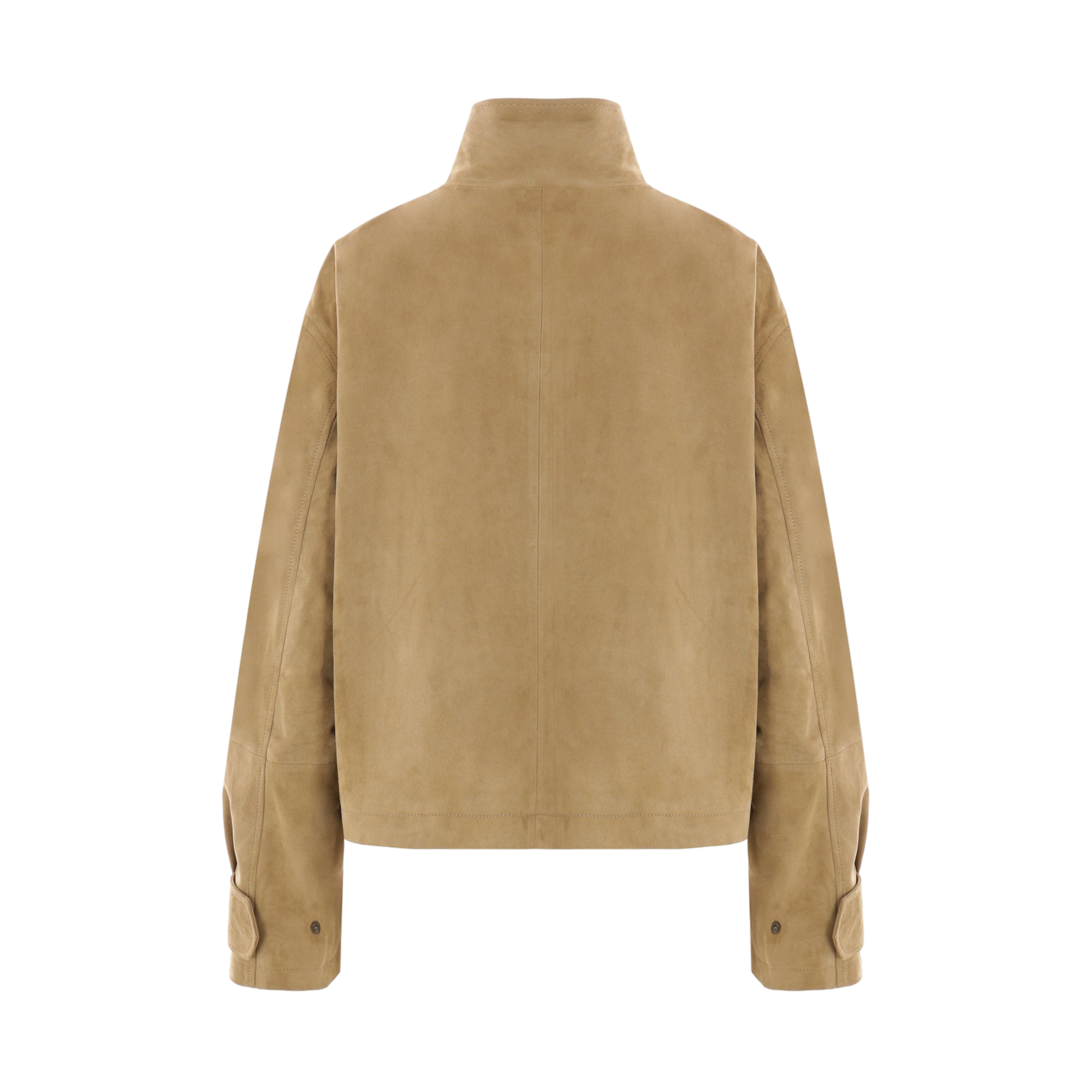 Garine Suede Full-zip Jacket-ARMA-JOHN JULIA