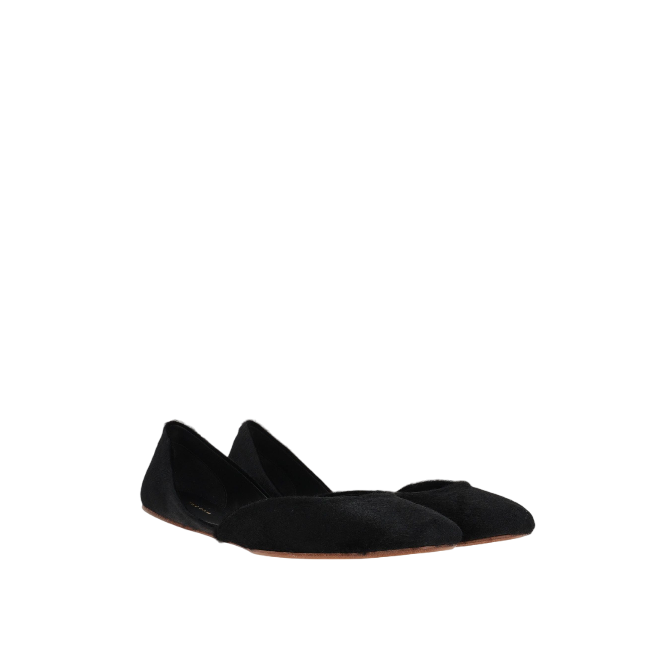 Gemma Calf Hair Ballerinas-THE ROW-JOHN JULIA