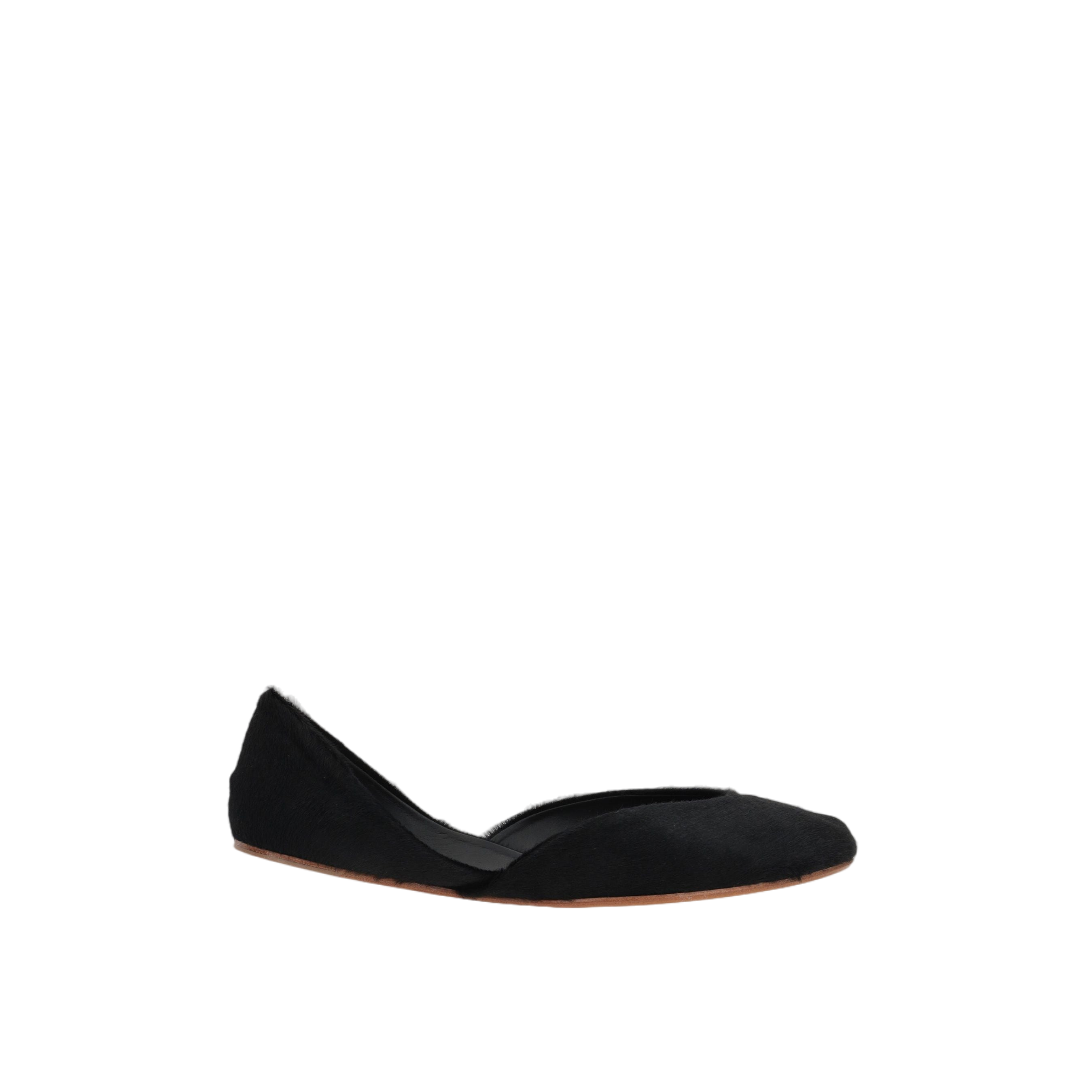 Gemma Calf Hair Ballerinas-THE ROW-JOHN JULIA