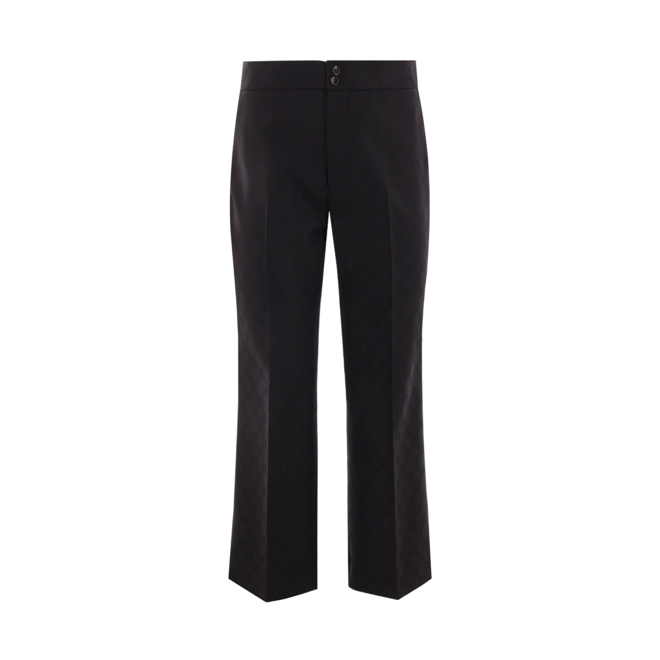 GG Jacquard Wool Pants-GUCCI-JOHN JULIA