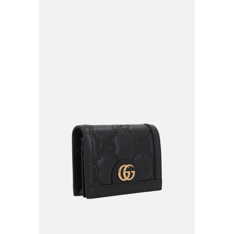 GG Leather Compact Wallet-GUCCI-JOHN JULIA