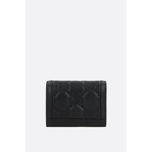 GG Leather Compact Wallet-GUCCI-JOHN JULIA