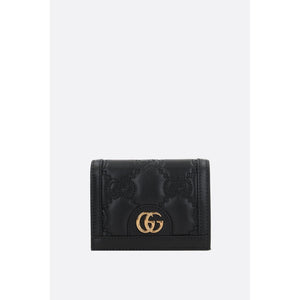 GG Leather Compact Wallet-GUCCI-JOHN JULIA