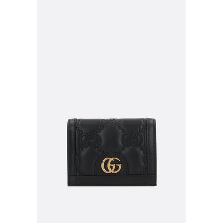 GG Leather Compact Wallet-GUCCI-JOHN JULIA