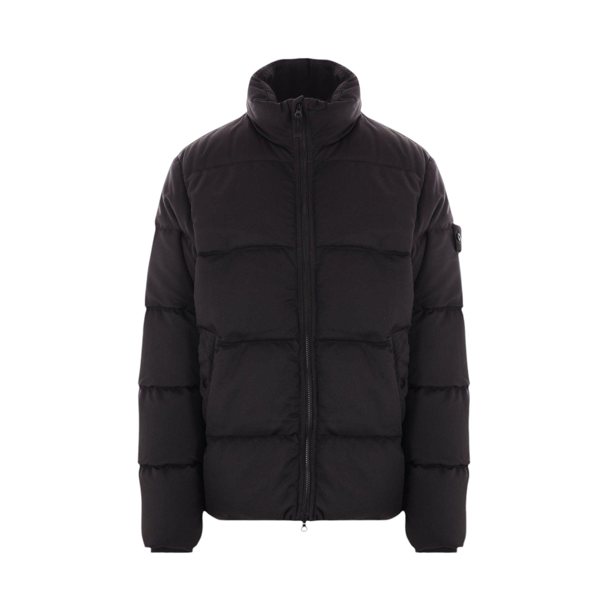 Ghost Down Jacket In Wool Twill-STONE ISLAND-JOHN JULIA