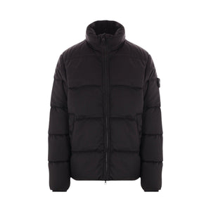 Ghost Down Jacket In Wool Twill-STONE ISLAND-JOHN JULIA