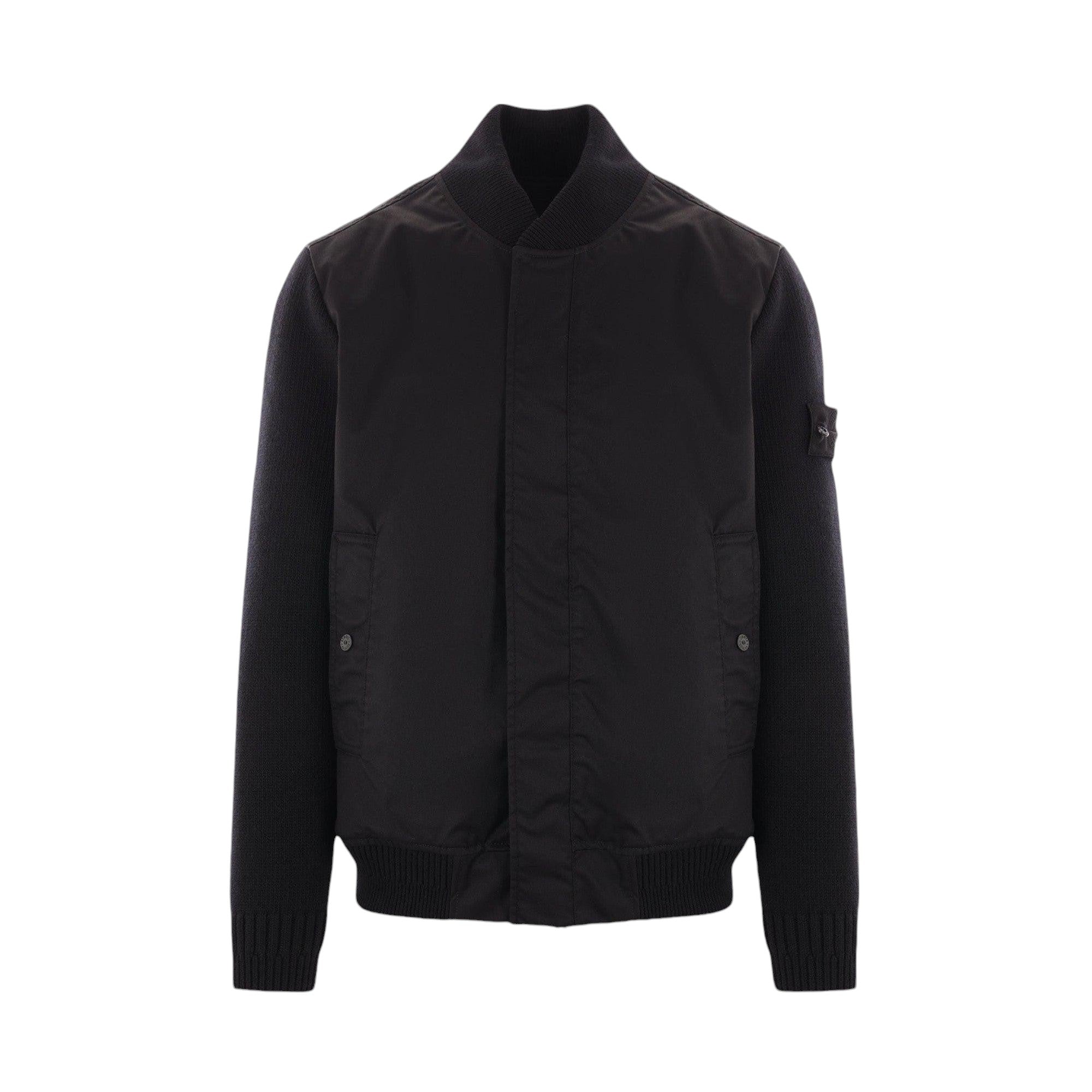 Ghost Padded Bomber Jacket-STONE ISLAND-JOHN JULIA