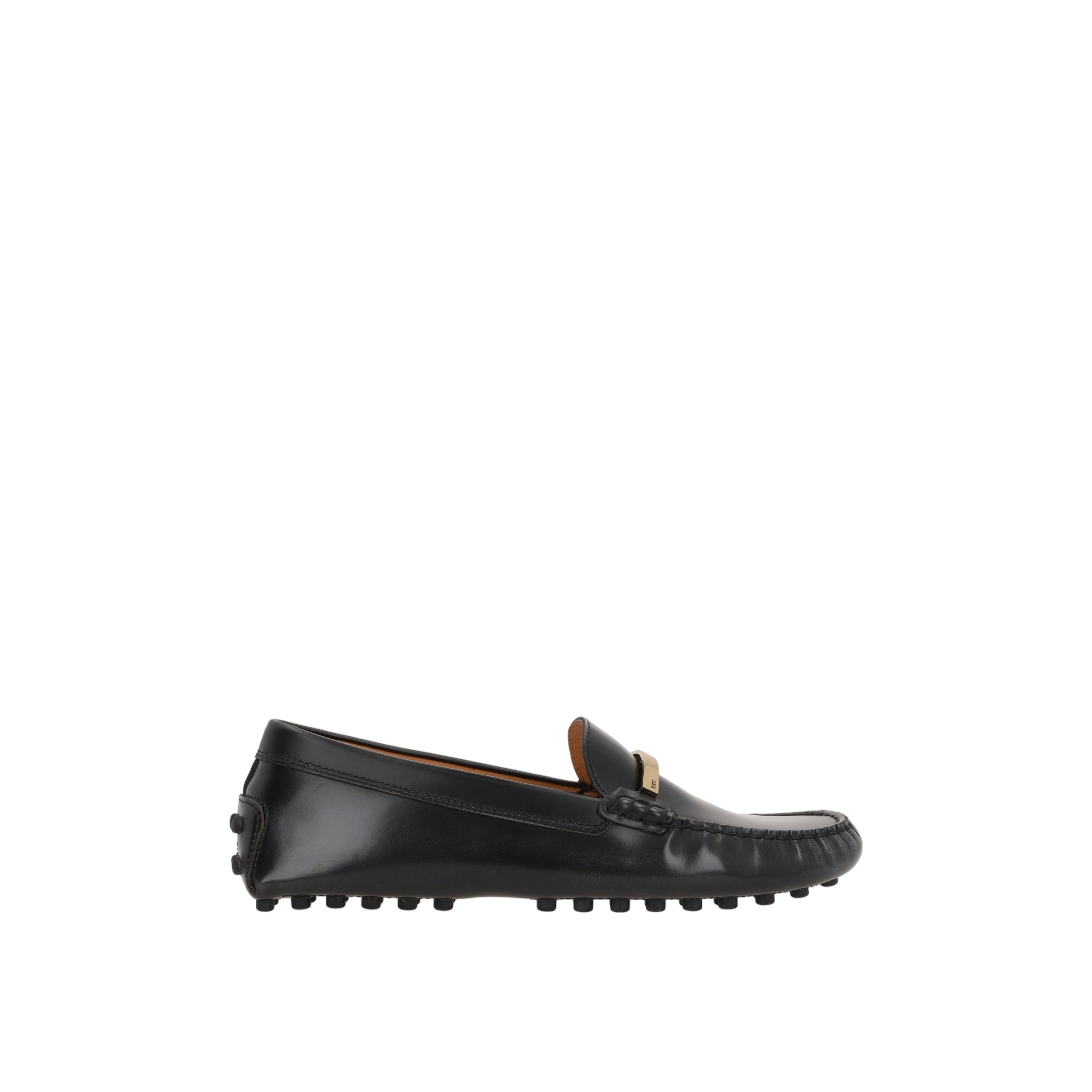 Gommino Brushed Leather Loafers-TOD'S-JOHN JULIA