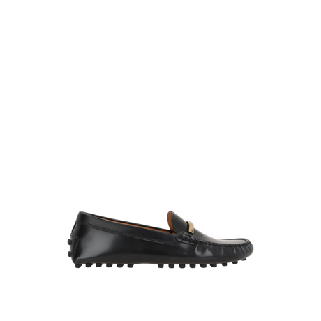 Gommino Brushed Leather Loafers-TOD'S-JOHN JULIA