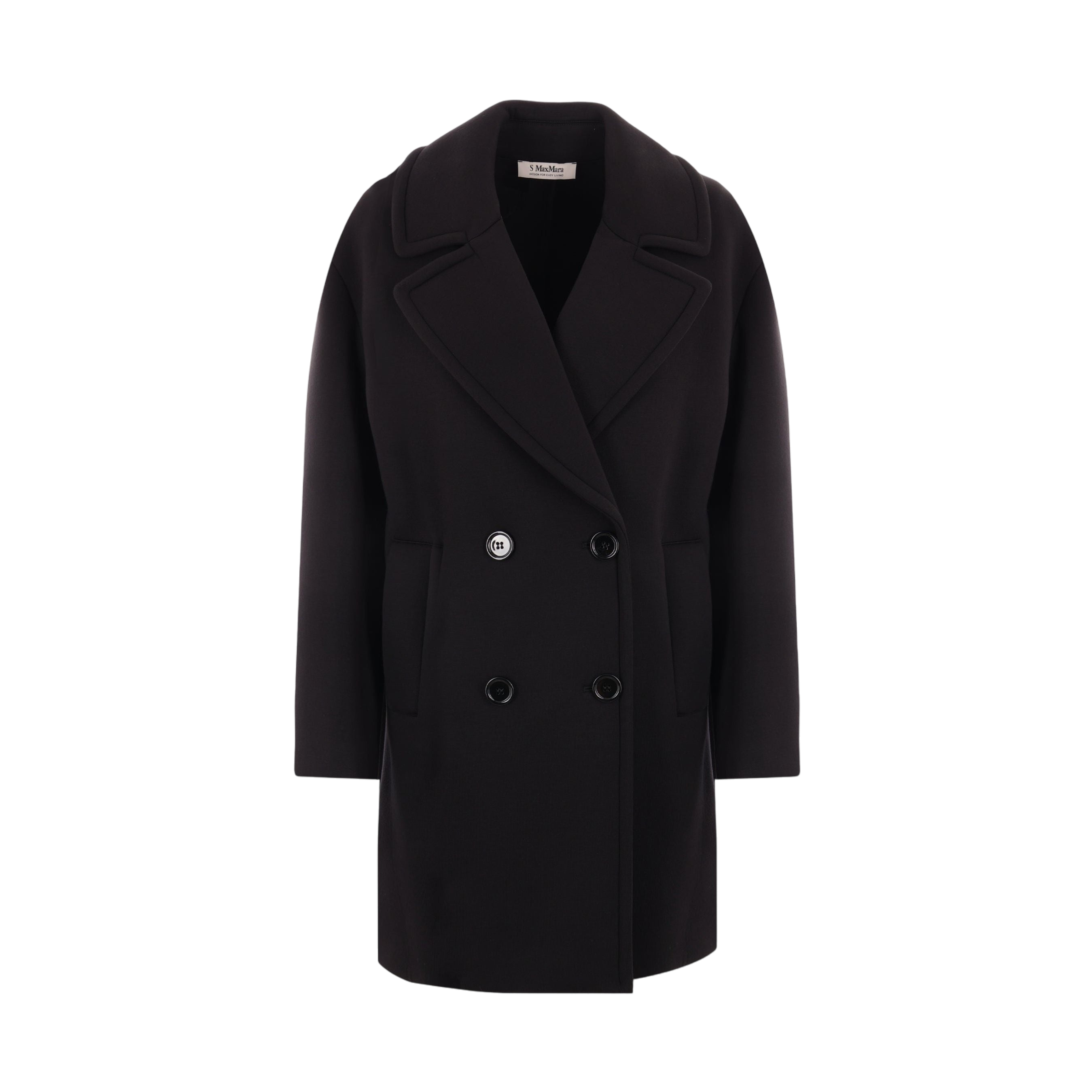 Gradi Double-breasted Scuba Jersey Peacoat-S MAX MARA-JOHN JULIA