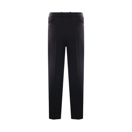 Grain De Poudre High-waist Pants-SAINT LAURENT-JOHN JULIA