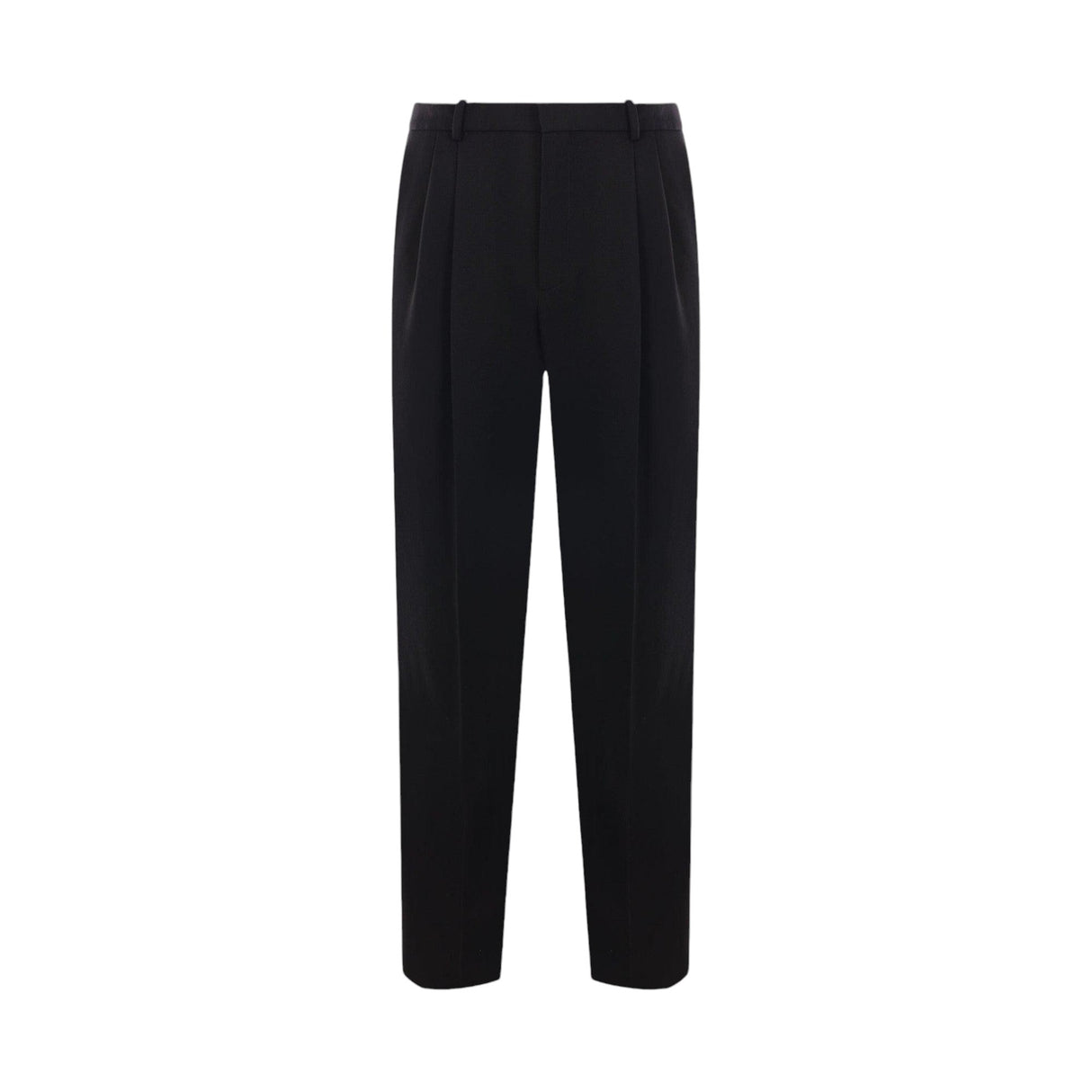 Grain De Poudre High-waist Pants-SAINT LAURENT-JOHN JULIA