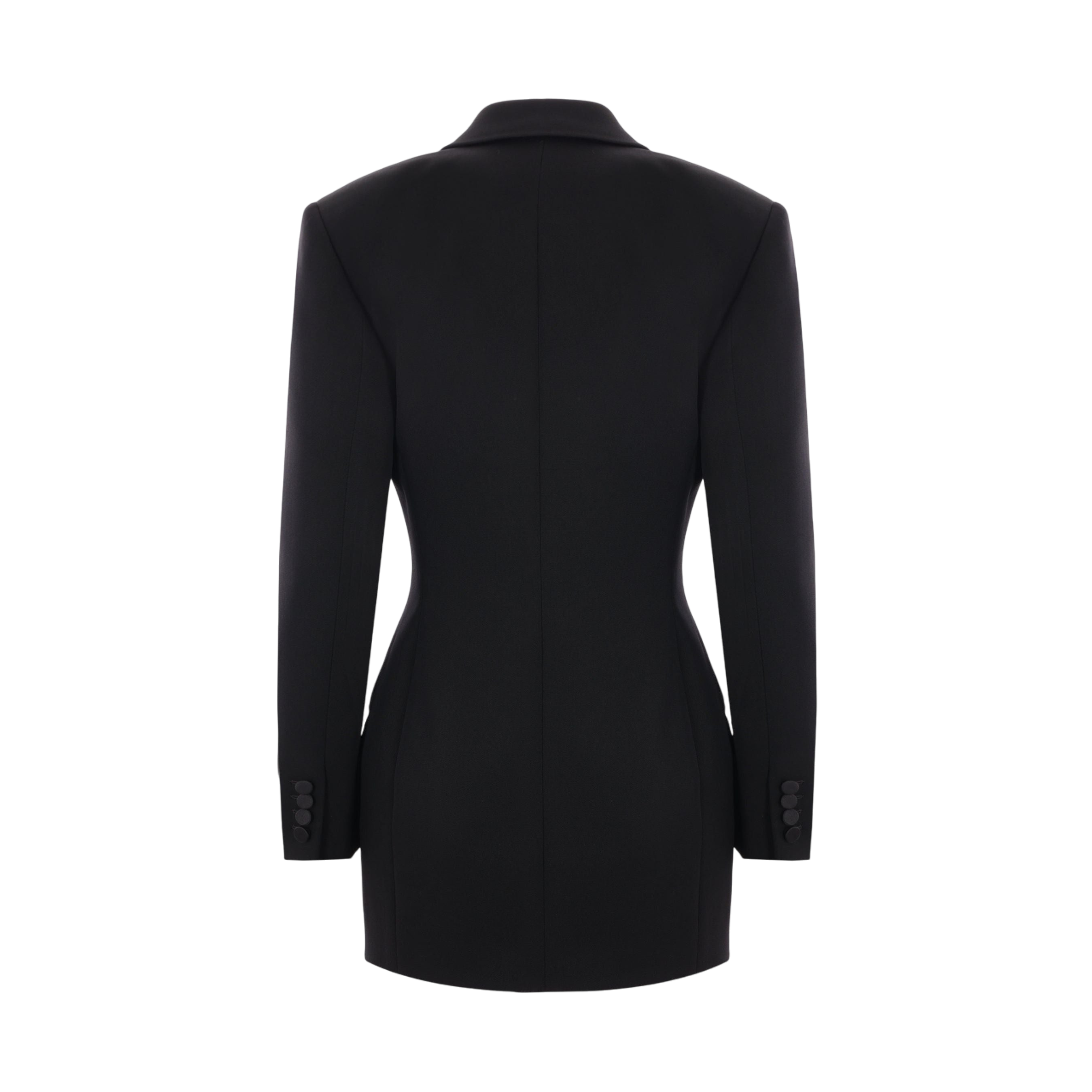 Grain De Poudre Tuxedo Jacket-SAINT LAURENT-JOHN JULIA