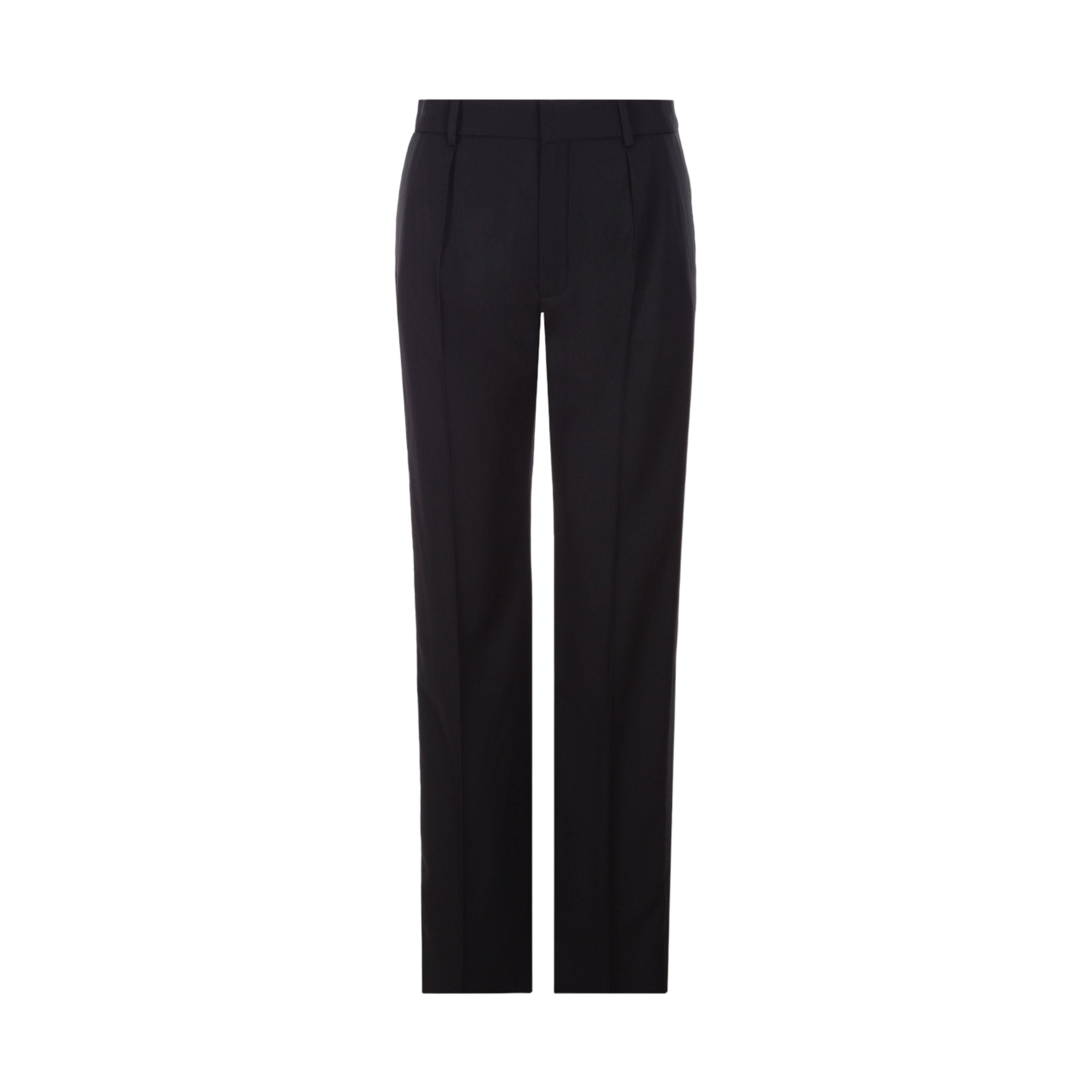 Grain De Poudre Tuxedo Pants-SAINT LAURENT-JOHN JULIA