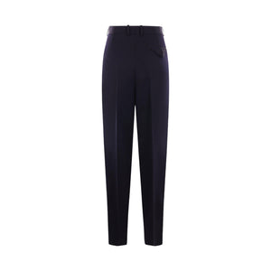 Grain De Poudre Wool Pants-BOTTEGA VENETA-JOHN JULIA