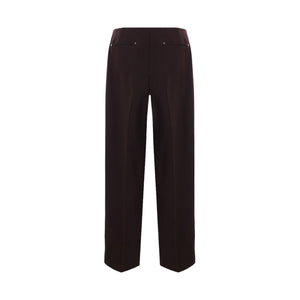 Grain De Poudre Wool Straight-leg Pants-FENDI-JOHN JULIA