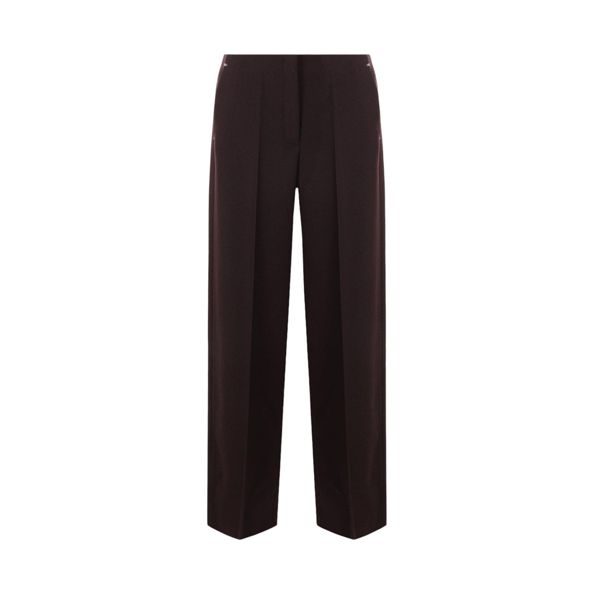 Grain De Poudre Wool Straight-leg Pants-FENDI-JOHN JULIA