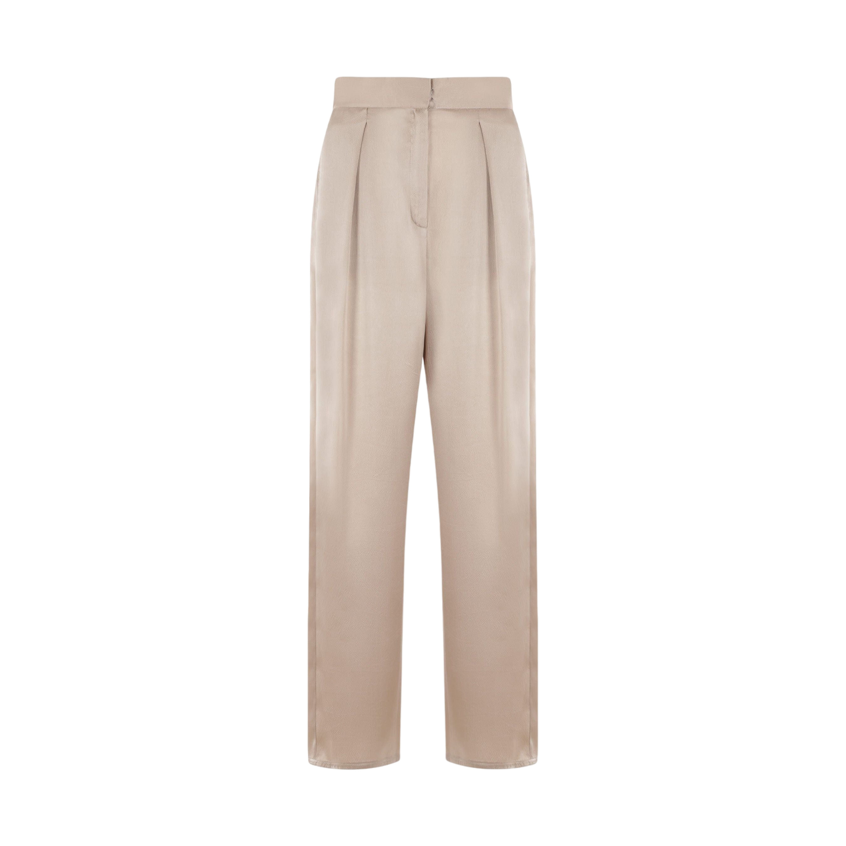 Grained Silk Pants-DUSAN-JOHN JULIA