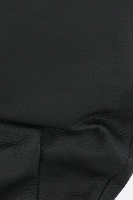 Grainy Leather Backpack-DISCORD YOHJI YAMAMOTO-JOHN JULIA