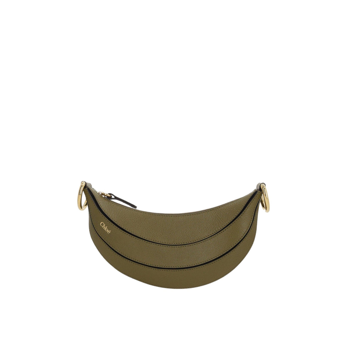 Grainy Leather Banana Shoulder Bag-CHLOÉ-JOHN JULIA