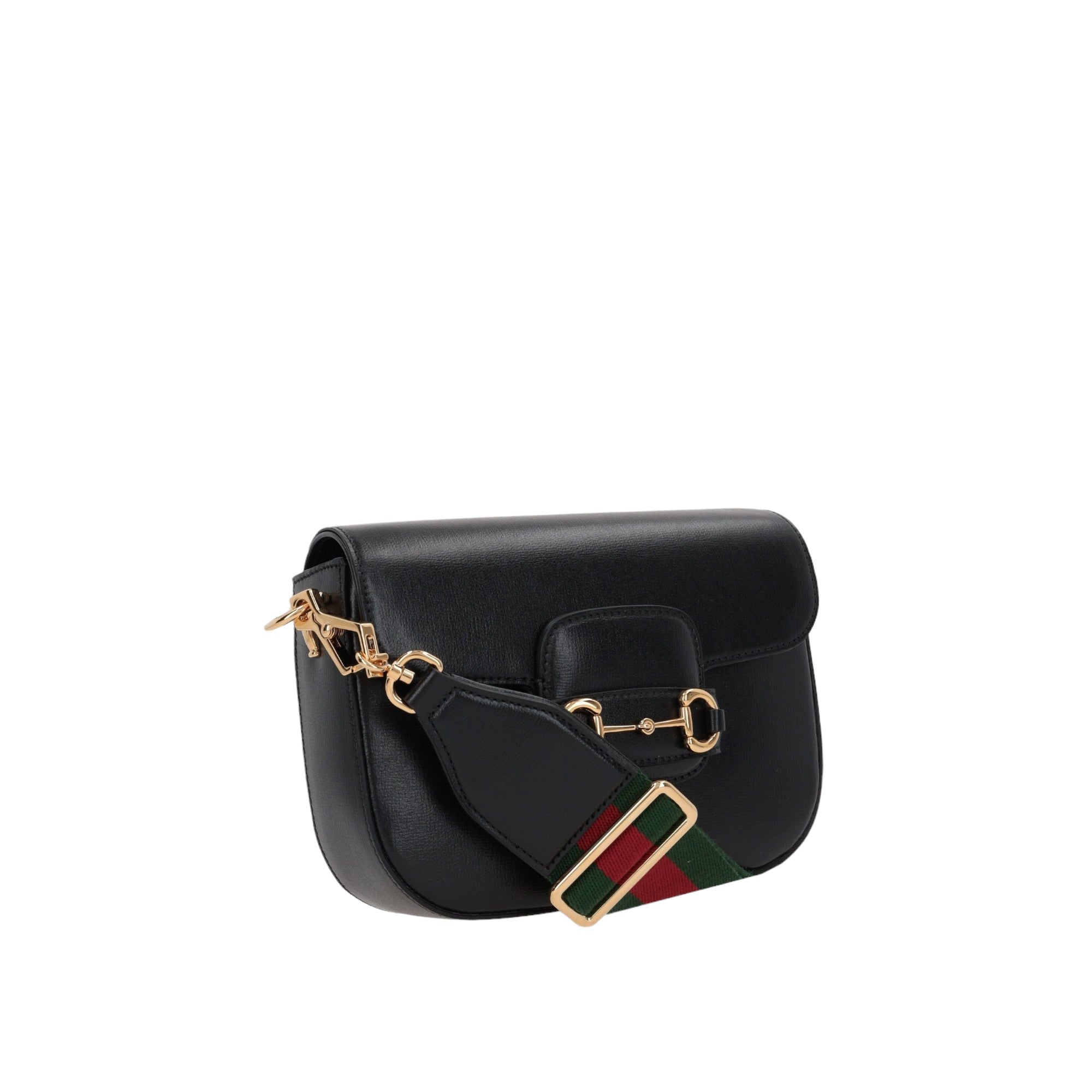 Grainy Leather Horsebit Mini Shoulder Bag-GUCCI-JOHN JULIA