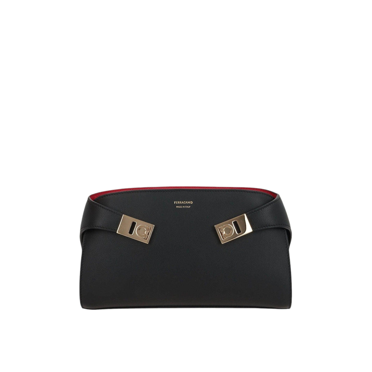 Grainy Leather Hug Crossbody Bag-FERRAGAMO-JOHN JULIA