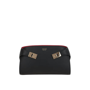 Grainy Leather Hug Crossbody Bag-FERRAGAMO-JOHN JULIA