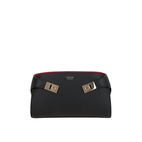 Grainy Leather Hug Crossbody Bag-FERRAGAMO-JOHN JULIA