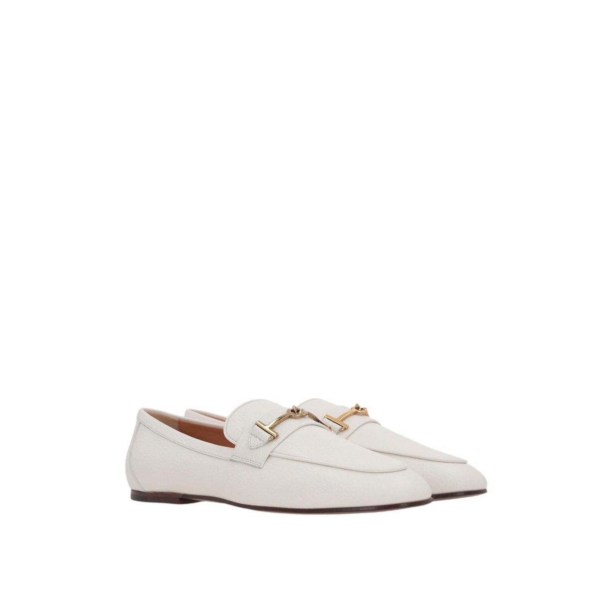 Grainy Leather Loafers-TOD'S-JOHN JULIA