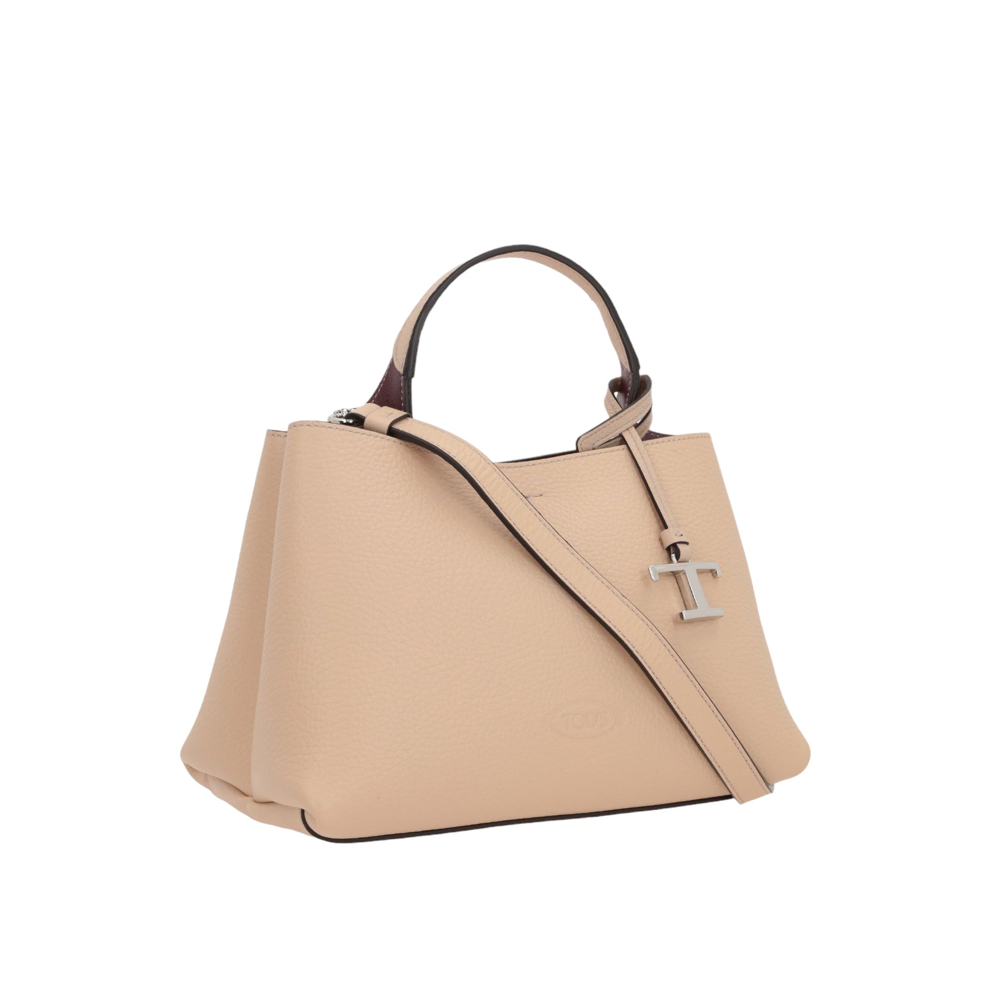 Grainy Leather Micro Handbag-TOD'S-JOHN JULIA