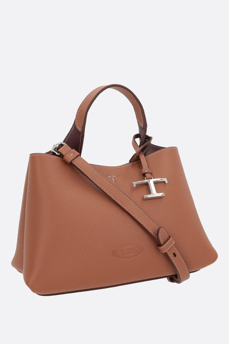 Grainy Leather Micro Handbag-TOD'S-JOHN JULIA