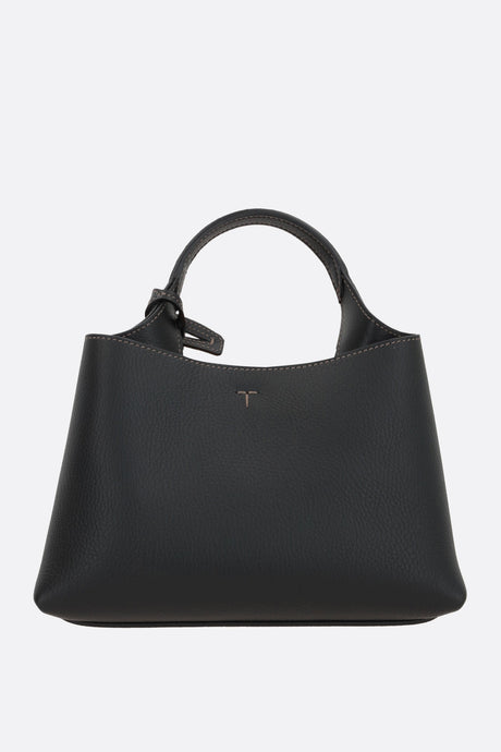 Grainy Leather Micro Handbag-TOD'S-JOHN JULIA