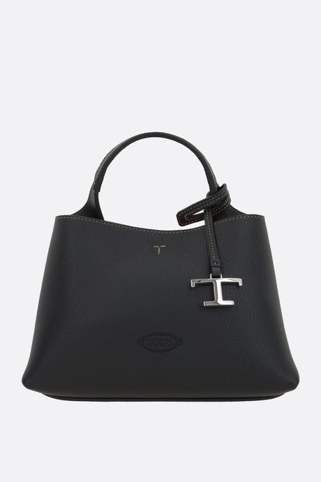 Grainy Leather Micro Handbag-TOD'S-JOHN JULIA